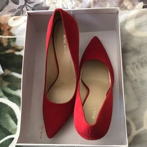 Nine West Red Pumps
